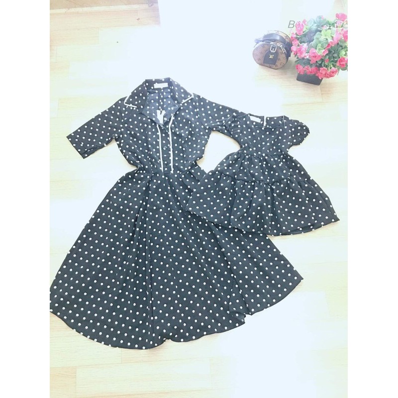 Đồ đôi mẹ và bé set đen 
