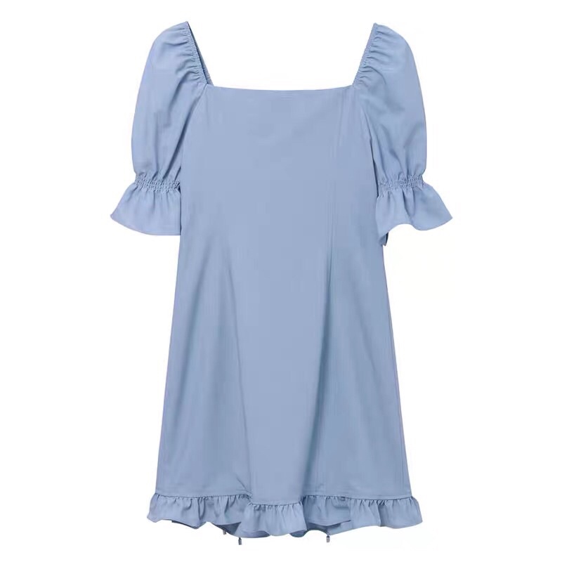 Đầm xanh đan dây Peacebird