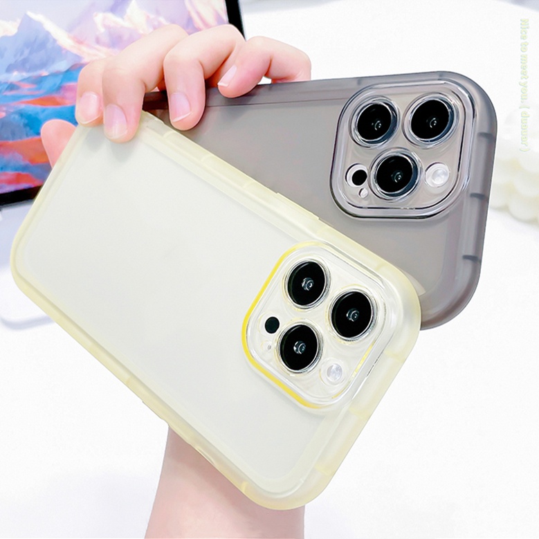 Ốp Điện Thoại Silicon Mềm Trong Suốt Chống Rơi Cho iPhone 13 Pro MAX 12 Pro MAX 11 Pro MAX X XS MAX XR