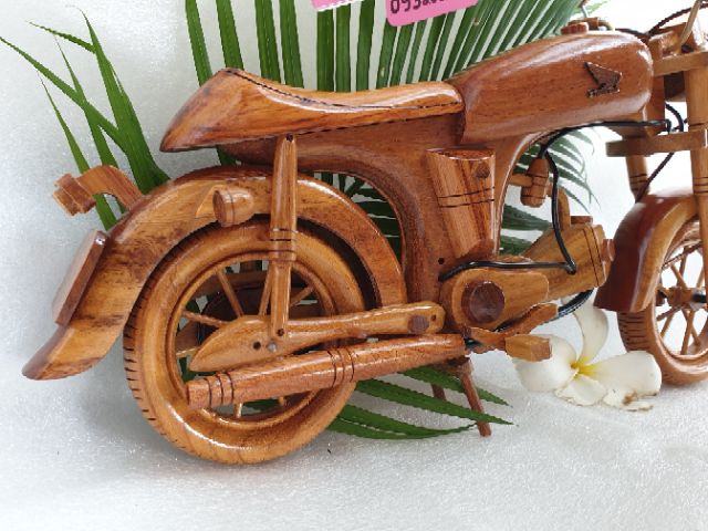 Xe Mô Tô Honda 67 mô hình gỗ