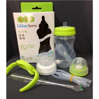 Bình sữa rảnh tay lil jum korea chính hãng 300ml