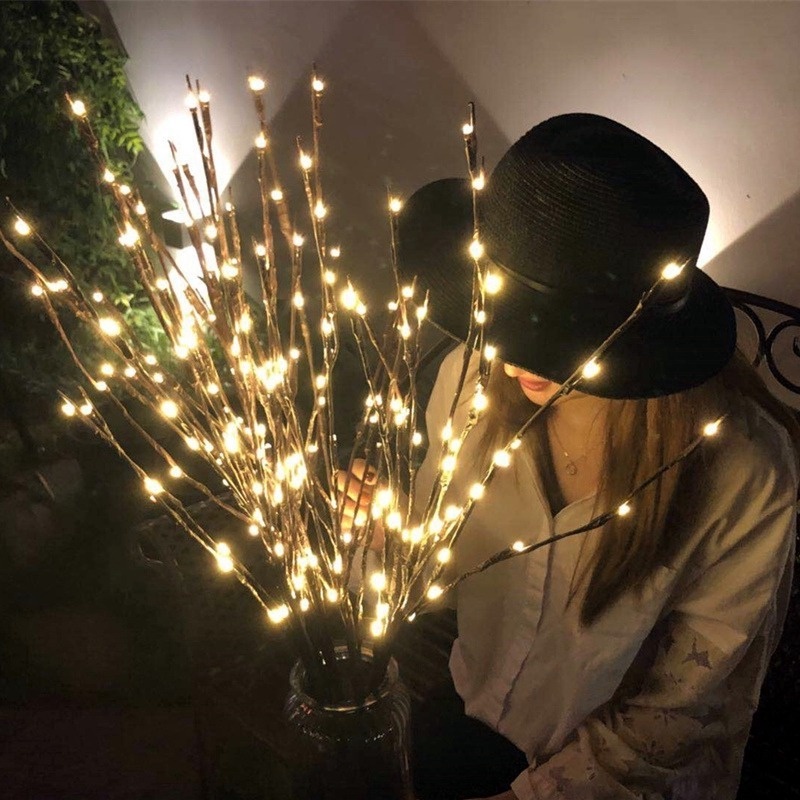 Dây Đèn LED 20/100 Bóng Hình Cành Cây Trang Trí Nhà Cửa/ Tiệc Tùng
