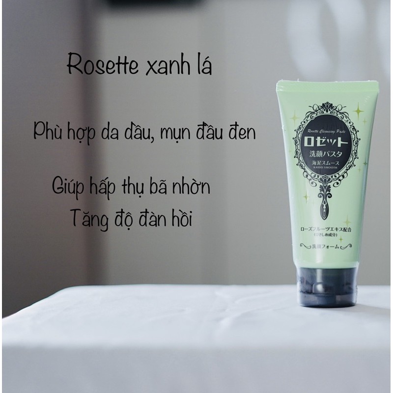 Sữa rửa mặt đất sét Rosette Nhật Bản chuẩn Auth 150ml