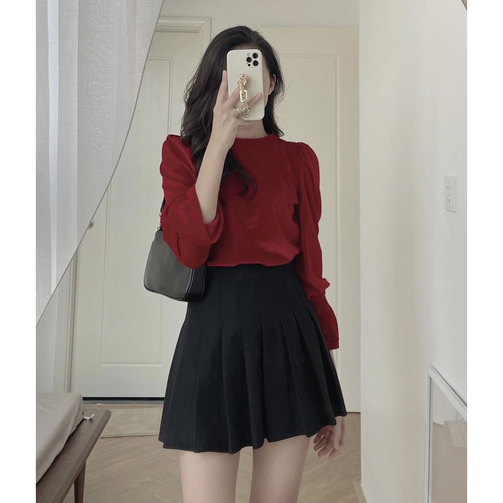 Áo nhung buộc nơ lưng Quảng Châu CHANREEN