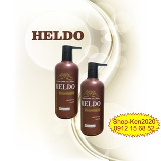 Cặp dầu gội & xả Heldo 500ml x2