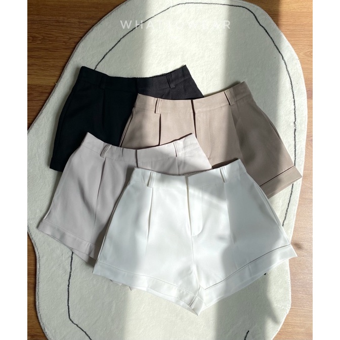 Short đai chun form mini 4 màu trung tính