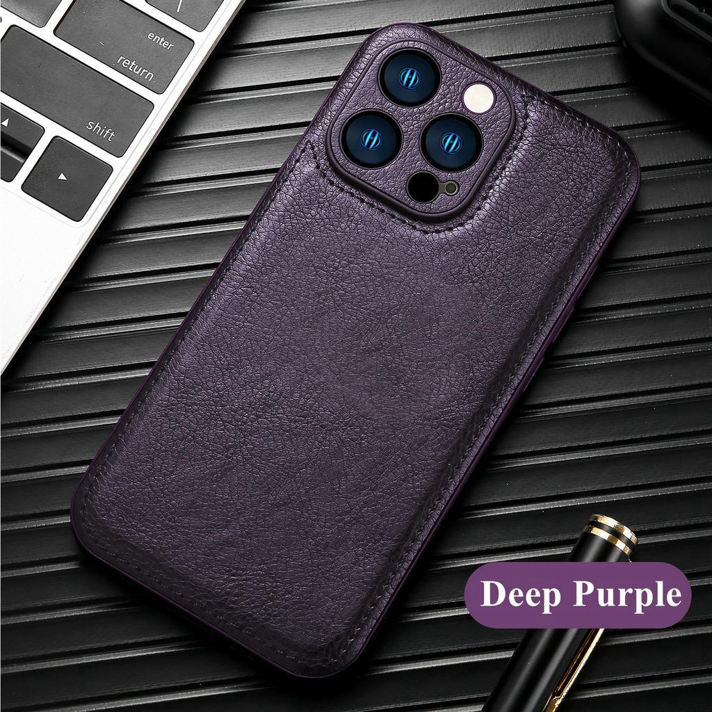 Ốp Điện Thoại Da Chống Sốc Kiểu retro Sang Trọng Cho iphone 11 12 13 14 pro max 7 8 plus xs xr