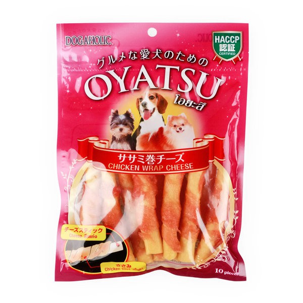 [HSD2023] SNACK PHÔ MAI CUỘN THỊT GÀ OYATSU DOGAHOLIC DINH DƯỠNG CAO CẤP CHO CHÓ