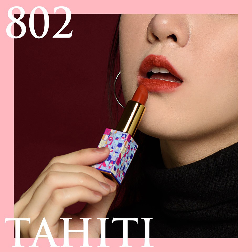 Son lì JinJoo Tahiti 802 - Đỏ gạch | BigBuy360 - bigbuy360.vn