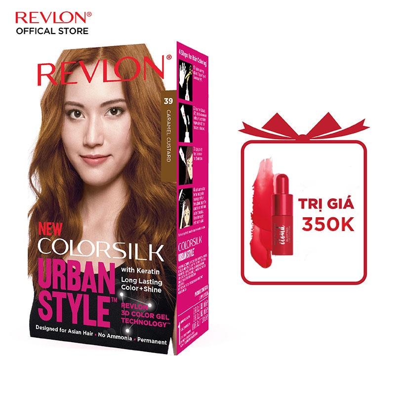 [Tặng son mây Revlon Kiss Cloud Blotter] Thuốc nhuộm tóc thời trang Revlon Colorsilk Urban Style 150ml (New)