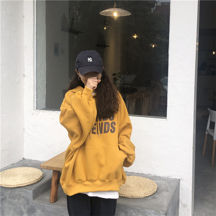 Áo Hoodie Dáng Rộng Thời Trang 2020 Cho Nữ