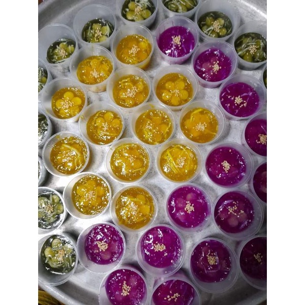 Lá cẩm tím thái tươi - 500g / tạo màu tự nhiên