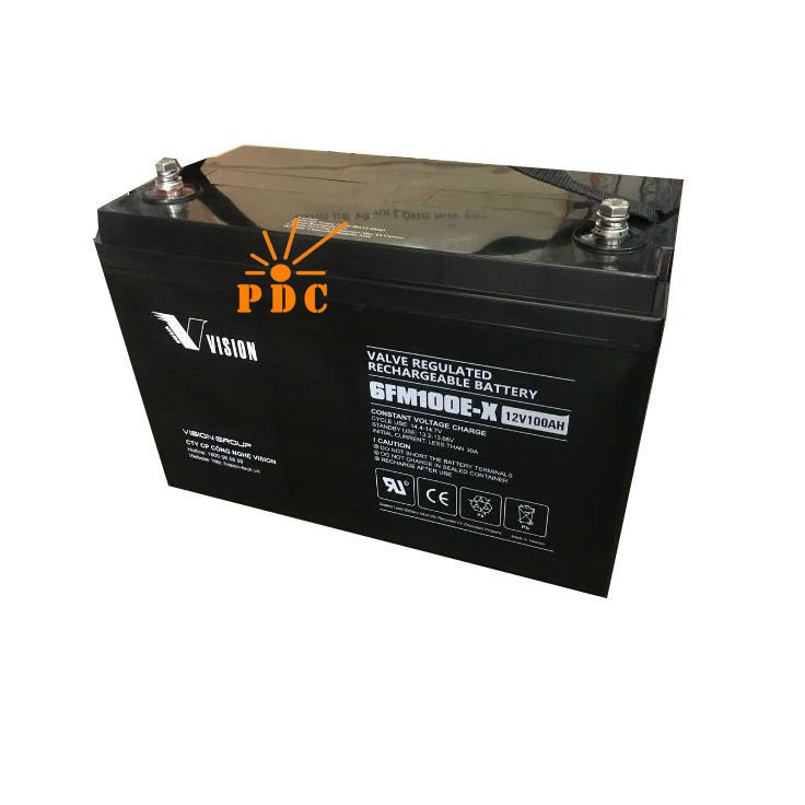 Ắc Quy Khô Vision 12V-100Ah 6FM100E-X -