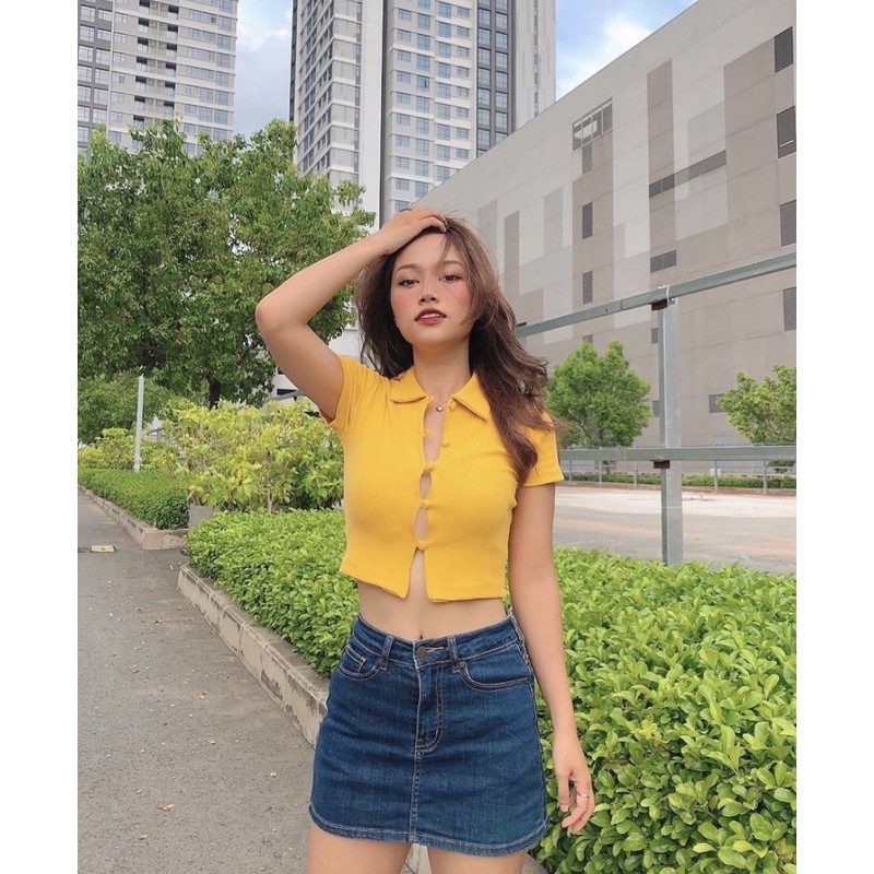 ÁO_CROTOP_POLO_NÚT_BỌC🥑(hình thật trải sàn)