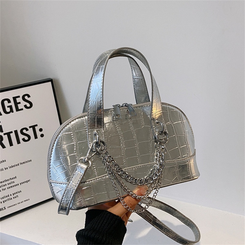 Túi Đeo Chéo Hình Vỏ Sò Bằng Đá Cổ Điển Dành Cho Bạn Nữ