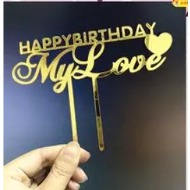 [SIÊU RẺ❤️] – Combo 10 Toper Meka My Love - Trang trí bánh sinh nhật bánh kem