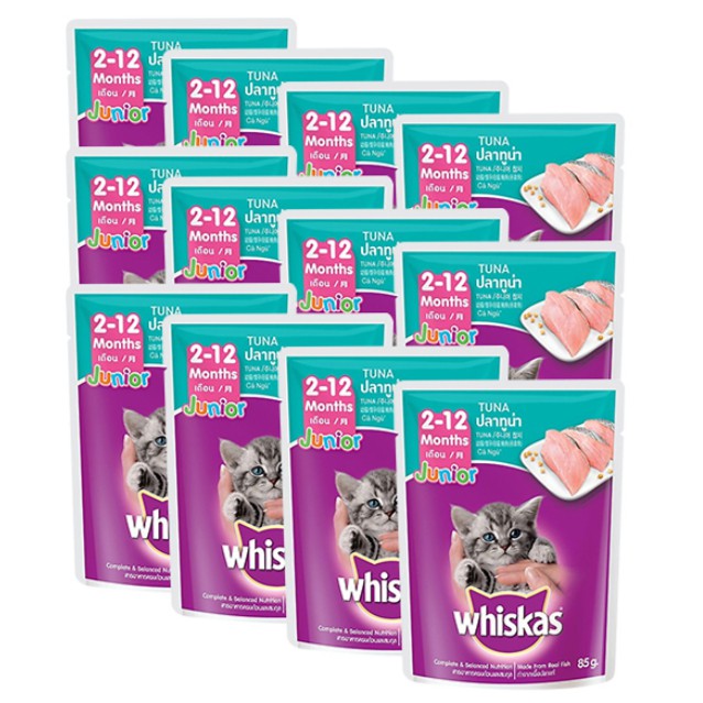 Pate Whiskas Combo 6 Gói Pate Cho Mèo Con Thức Ăn Ướt Cho Mèo Con Cao Cấp 80g