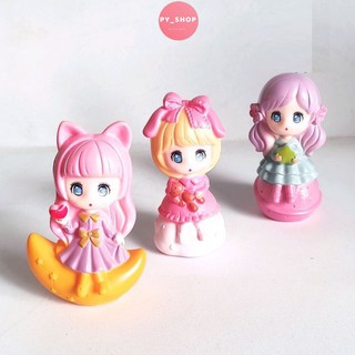 Tượng búp bê trang trí bánh kem cho bé gái nhiều mẫu, đồ chơi cho bé