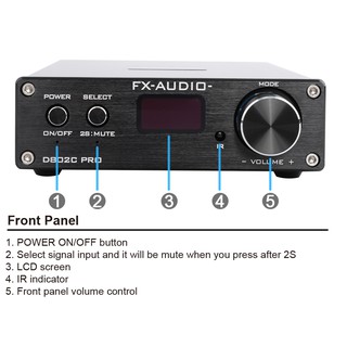 Khuếch Đại Âm Thanh Fx-Audio D802C/D802C PRO