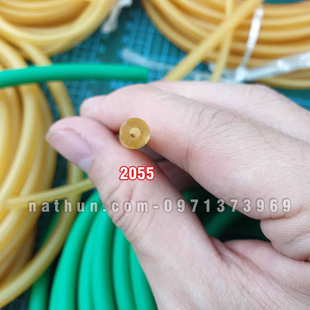 Dây thun cao su tròn ống làm ná cao su bắn cá, tập thể thao