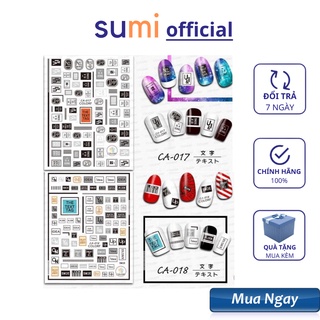 Sticker miếng dán móng 3d vuốt sang chọn mẫu