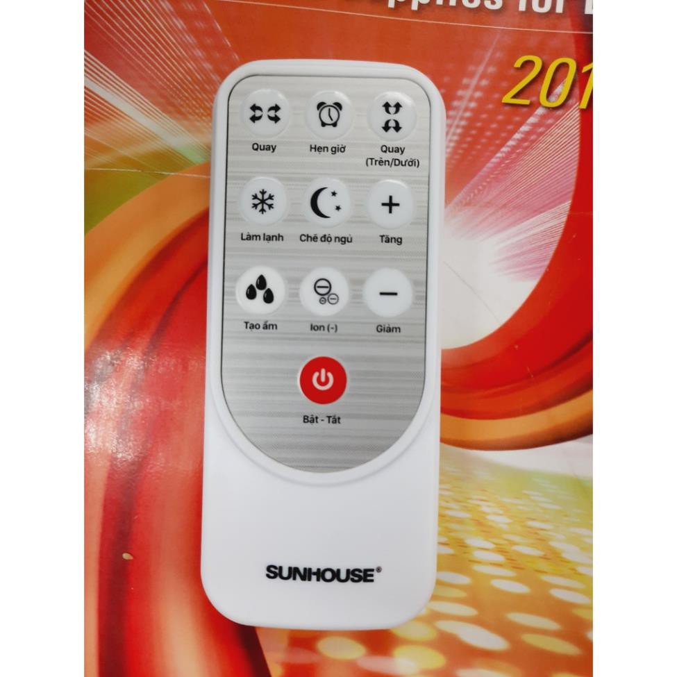 Remote Điều khiển từ xa quạt điều hòa Sunhouse SHD7756, SHD7721 - Hàng chính hãng mới 100% Tặng kèm Pin
