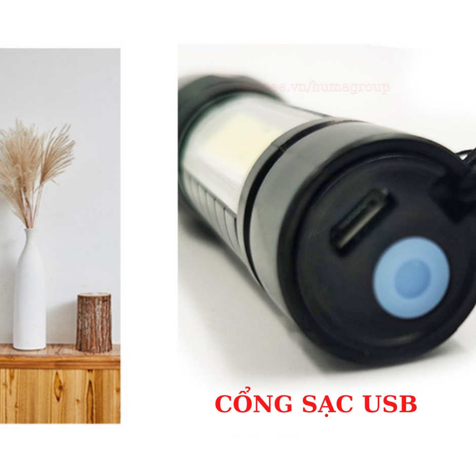 Đèn Pin Mini Siêu Sáng Có Sạc Lại Có Thể Zoom Được Giá Rẻ