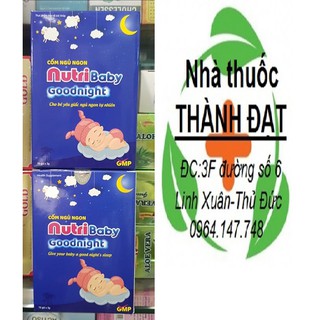 nutribaby goodnight cốm ngủ ngon hộp 16 gói nutri baby