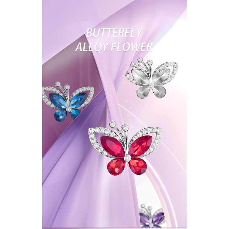 Hạt Pha Lê Hình Bướm Dùng Để May Trang Phục / Trang Sức / halloween / Giáng Sinh