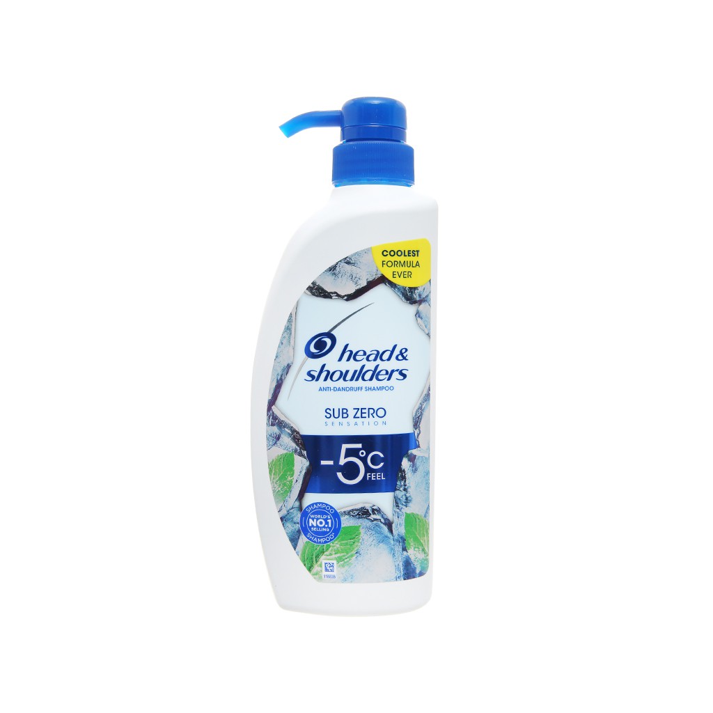 Dầu gội Head&Shoulders Băng lạnh Subzero (gấp đôi chất bạc hà) 550ml