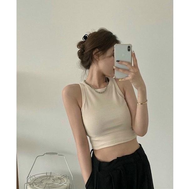 Áo Croptop Bra Nữ Tăm Mềm Mịn Co Giản Thoải Mái Dễ Thương Min Underwear 182300