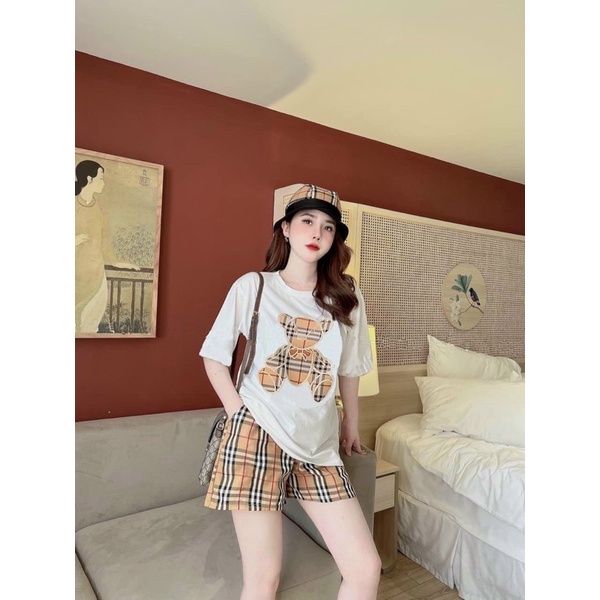 Sét bộ thun thêu GẤU BBR