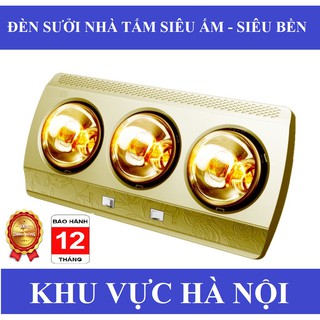Đèn sưởi nhà tắm treo tường 2 bóng - 3 bóng