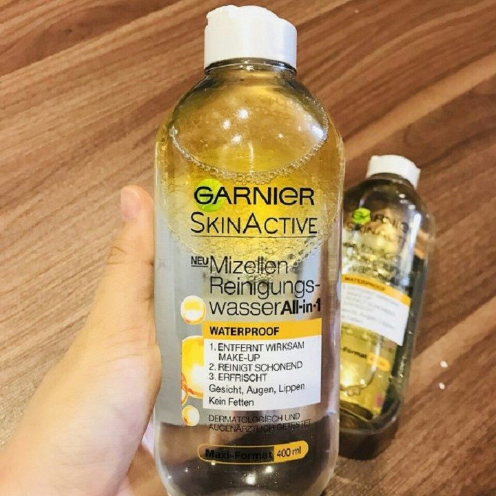 Nước tẩy trang Garnier Skin Active 400ml bản Pháp - mỹ phẩm Yumi Beauty