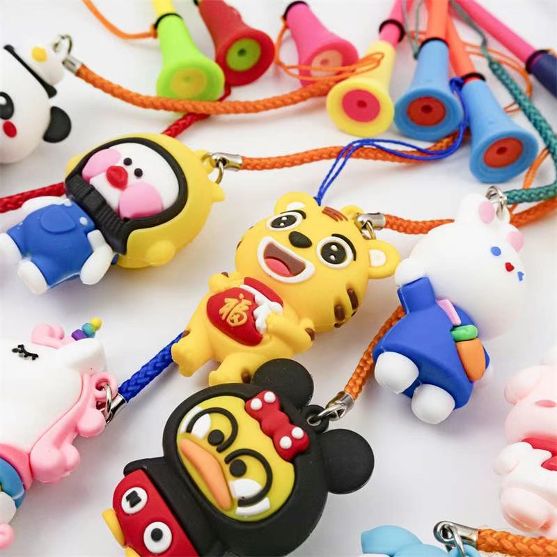 Tee golf dây cao su giá đỡ bóng chơi golf với dây treo họa tiết nhiều hình dễ thương TG026