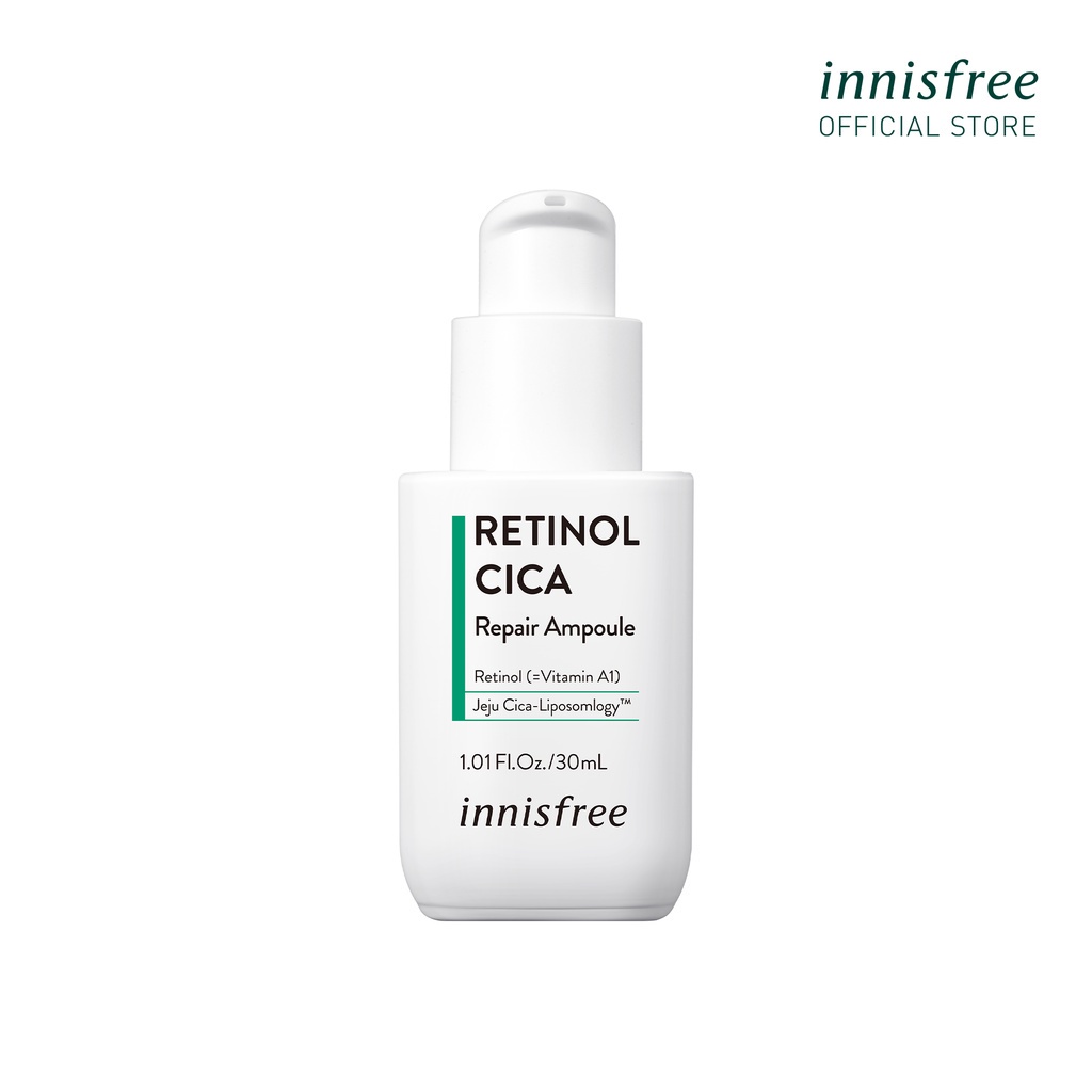 Tinh chất làm dịu và phục hồi da innisfree Retinol Cica Repair Ampoule 30ml