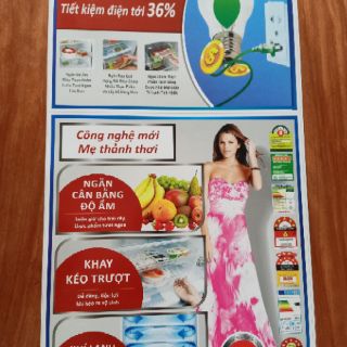Tem dán tủ lạnh LG