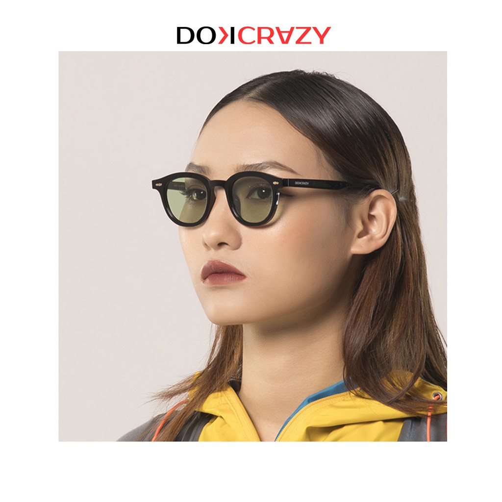 Kính mát vuông tròn nam nữ chống tia UV TIGA local brand DOKCRAZY mắt râm thời trang cao cấp style retro trendy Hàn Quốc | BigBuy360 - bigbuy360.vn