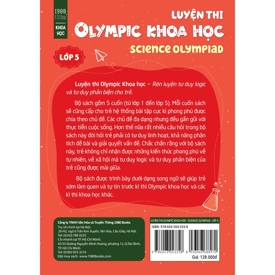 Sách - Luyện Thi Olympic Khoa Học - Science Olympiad Lớp 5