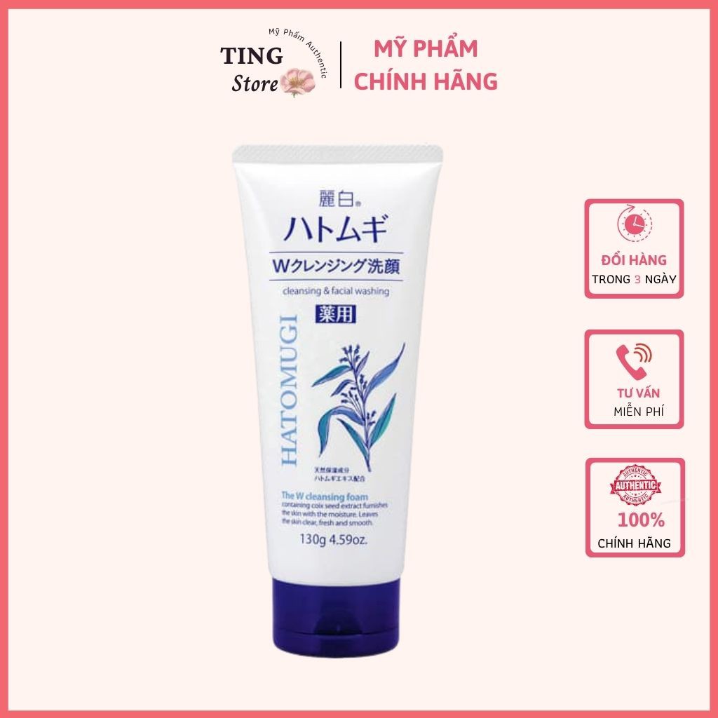 Sữa Rửa Mặt Ý Dĩ Hatomugi Naturie Nhật Bản dịu nhẹ làm sạch sâu mà không gây khô da hàng chuẩn giá tốt nhất