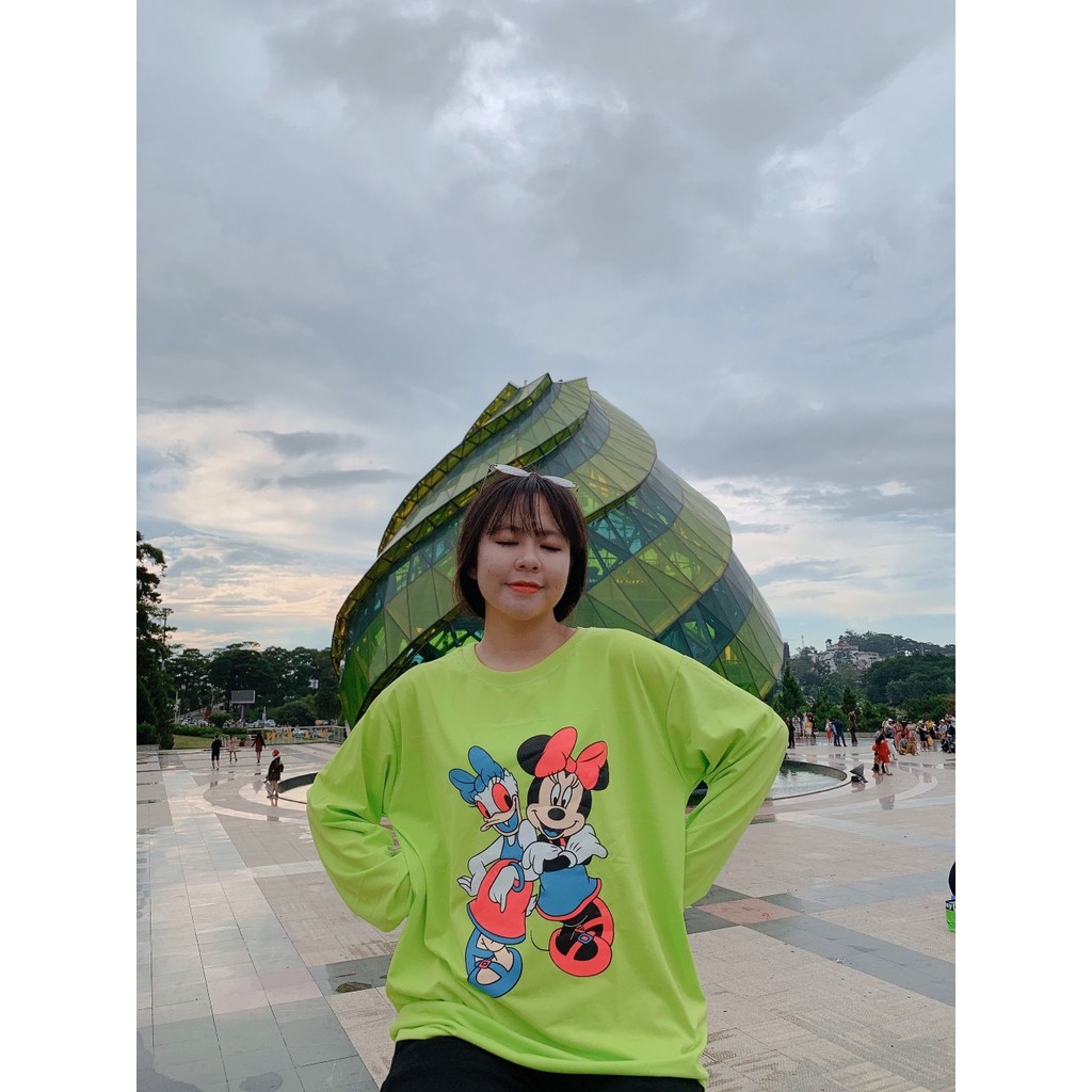 ÁO THUN TAY DÀI IN 3D HOẠT HÌNH SIÊU XINH