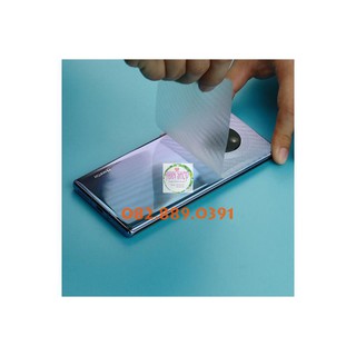 Miếng dán mặt lưng skin carbon Huawei Mate 9 lite/ Mate 20/ Mate 20 Pro/ Mate 30 Pro trong, đen