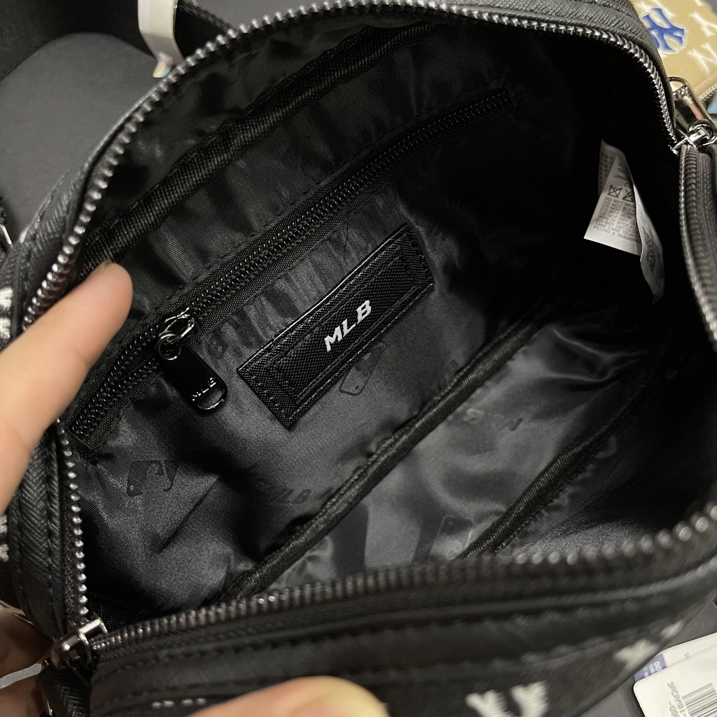 ✅ [ FELIX CHUẨN 1:1] Túi đeo chéo MLB Monogram New York Yankees Black - các mã 3ACRM012N 50BKS | 3ACRM012N 50BGD