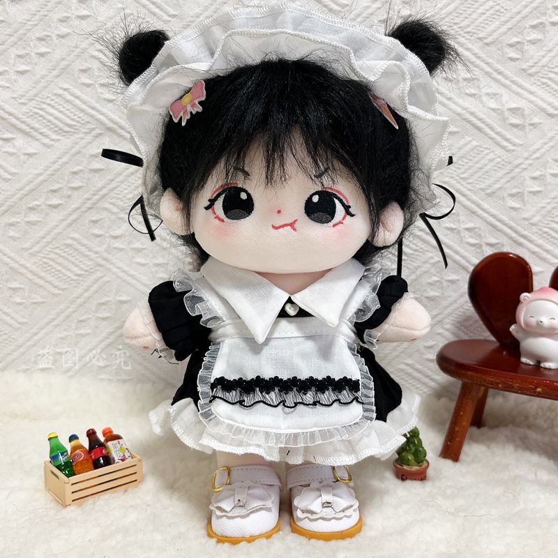 Spot cotton doll no attribute 20cm cm baby dress maid skirt doll change dress