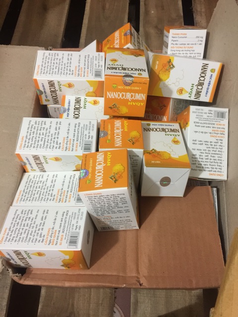 [CHÍNH HÃNG] Viên Uống Nano Curcumin Học Viện Quân Y giúp trẻ hoá làn da hỗ trợ điều trị dạ dày hoành tá tràng