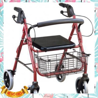 Khung tập đi, xe đẩy 4 bánh, có phanh tay, giỏ đựng, ghế ngồi Lucass W14- (W-14, W 14)