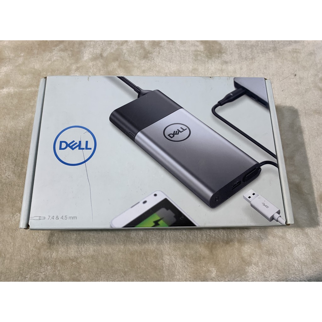 Pin sạc dự phòng Dell Hybrid Adapter + Power Bank model PH45W17-BA