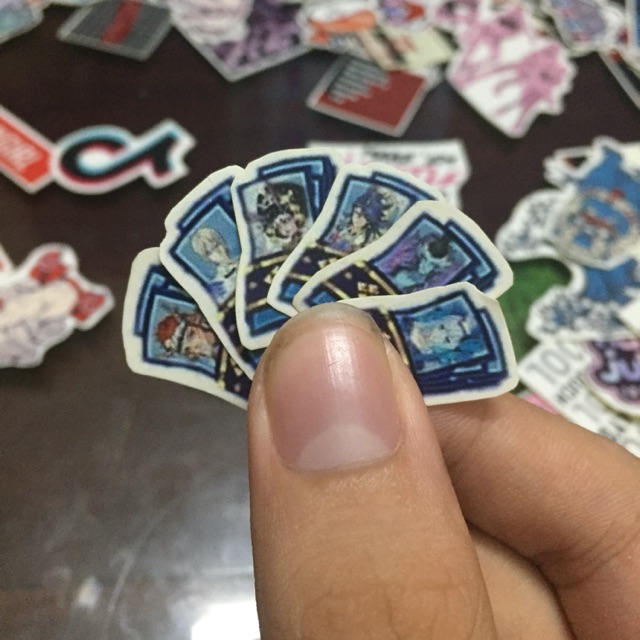 Bộ sticker Âm Dương Sư Onmyoji 6 bùa thần bí hình thức thần tự chọn