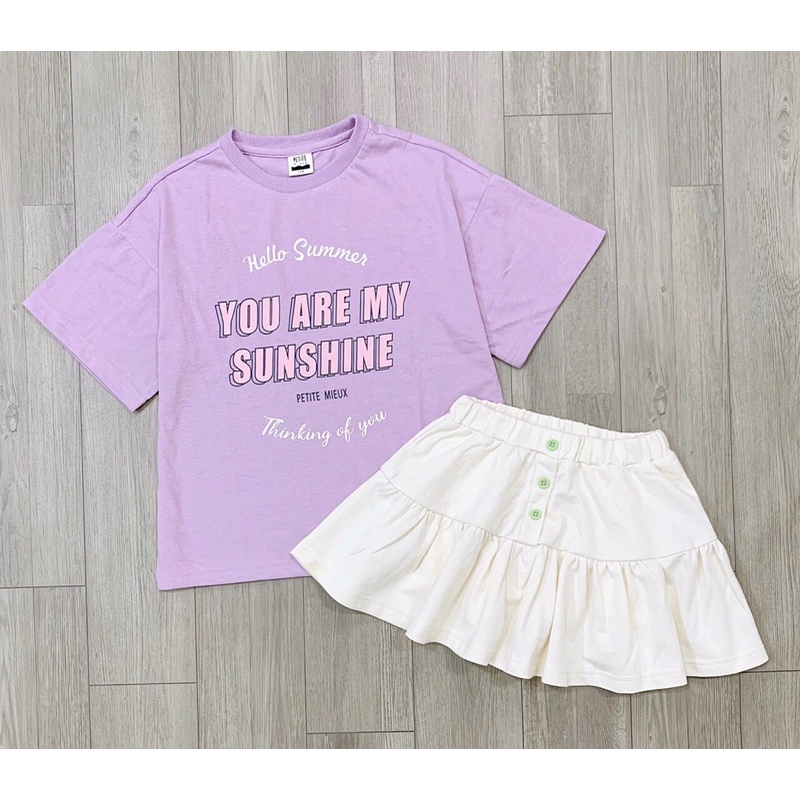 Set chân váy sơ mi Korea