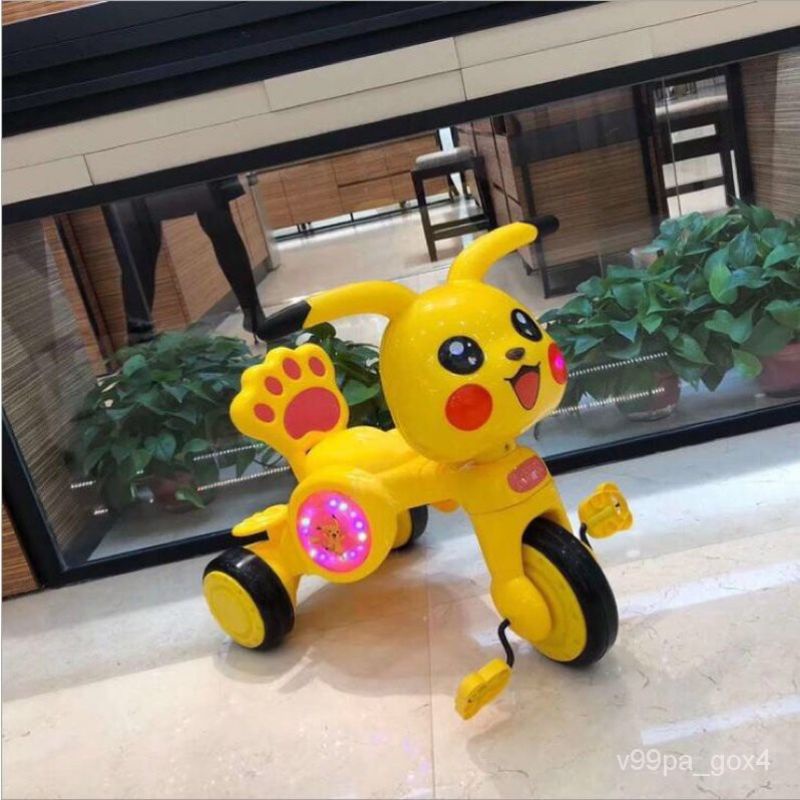 Xe đạp 3 bánh Picachu có nhạc cho bé
